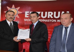 Er, AK Parti'den Milletvekili aday adayı oldu