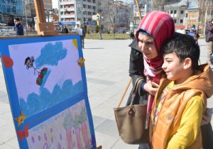 Yakutiye'de ‘Çocuk Yüreğinde Su' sergisi