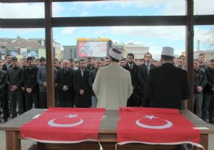 Şehid  Kiraz için  gıyabi cenaze namazı kılındı