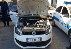 Pasinler'de çalıntı araç operasyonu