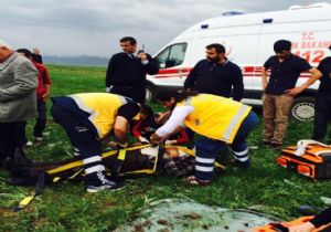 Otomobil şarampole uçtu: 1 yaralı