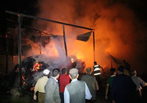 Oltu Bahçecik'te yangın