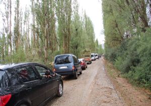 Oltu'da sağanak yağış taşkına yol açtı