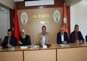 AK Parti Heyeti Bingöl'deydi