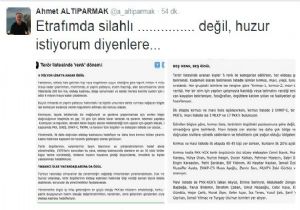 Altıparmak'tan ‘Huzur İstiyorum' diyenlere…