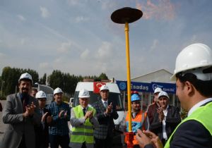 Aşkale doğalgaza kavuştu