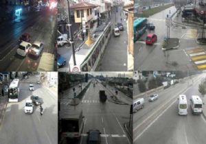 Erzurum'un trafik gerçeği MOBESE'ye yansıdı
