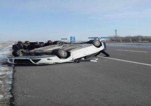 Aşkale'de trafik kazası: 2 yaralı