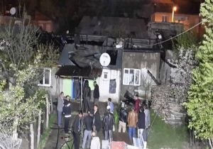 Avize yangına yol açtı