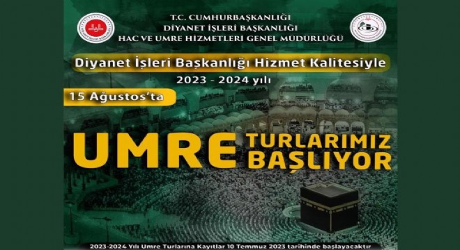2023-2024 Umre Dönemi Ağustos'ta başlıyor