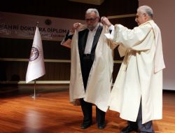Üstad Çelebi'ye fahri doktora