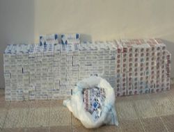 24 bin paket kaçak sigara ele geçirildi