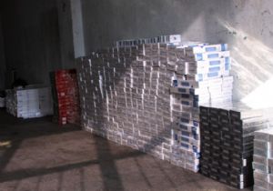 26 bin  paket kaçak sigara ele geçirildi