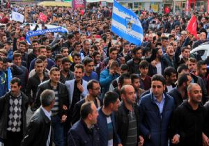 Erzurum'da mavi beyaz coşku