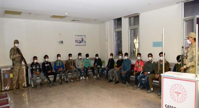 31 düzensiz göçmen yakalandı