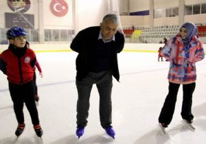Buzda ‘Ailemle Spor Yapıyorum' projesi