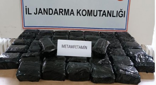 43 kilo 900 gram metamfetamin ele geçirildi