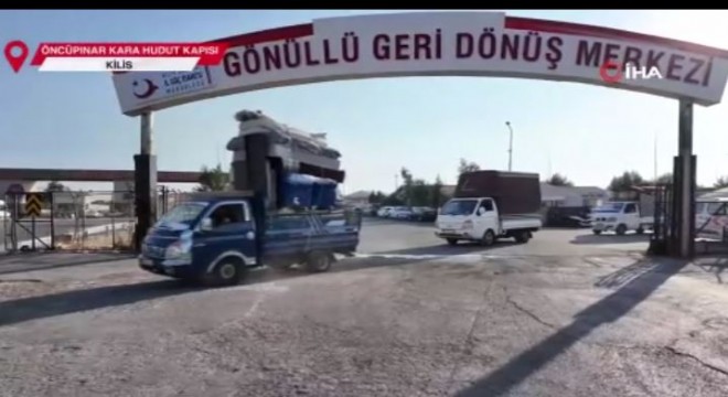 ‘474 bin 18 Suriyeli ülkelerine geri dönüş yaptı'