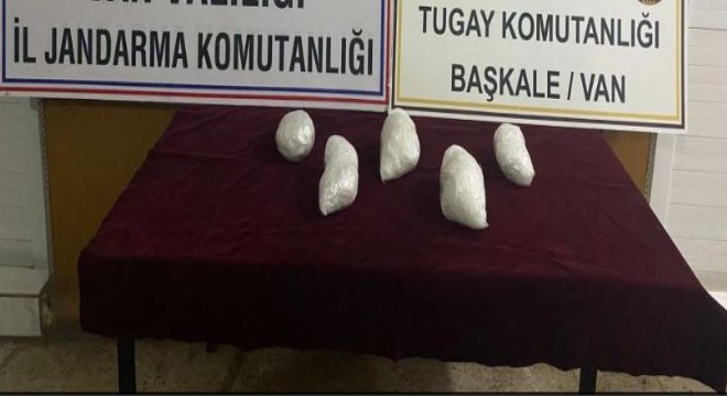 5 kilogram metamfetamin ele geçirildi