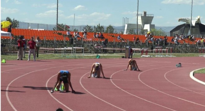 5 ülkeden 80 atlet Erzurum'da yarıştı