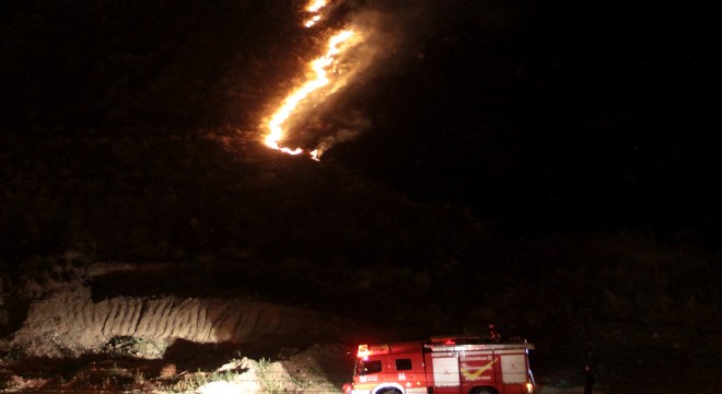 Kiremitlik Tepe'de ot yangını