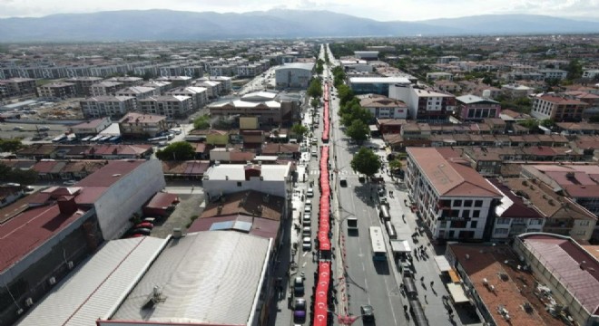 500 metrelik bayrakla ‘Gençlik Yürüyüşü' yapıldı