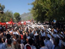Köyceğiz şehidini uğurladı