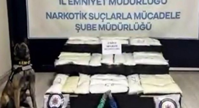 63 kilo metamfetamin ele geçirildi