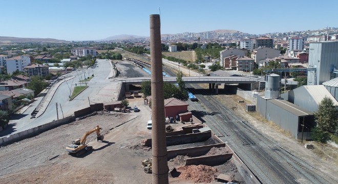 66 yıllık baca bölgenin simgesi olacak