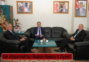 Altıparmak ve Sekmen'den Başsoy'a tebrik ziyareti