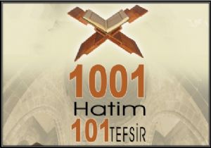 1001 Hatim Duası 17 Ocak'ta