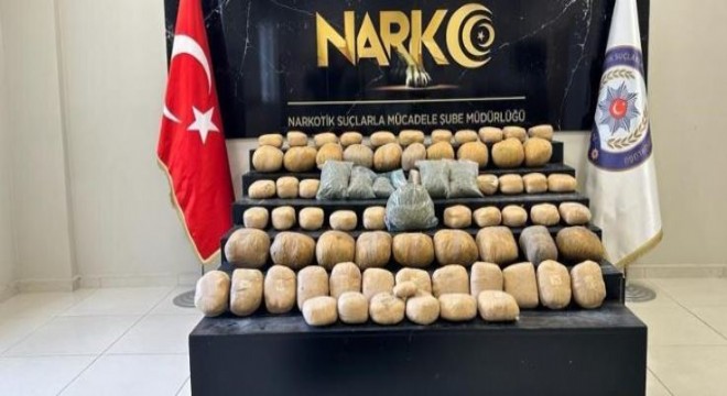 81 kilo uyuşturucu ele geçirildi