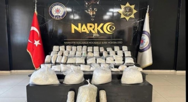 90 kilo uyuşturucu ele geçirildi