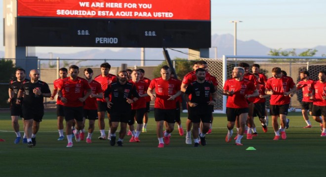 A Milli Futbol Takımı'nda ABD maçının hazırlıkları başlad