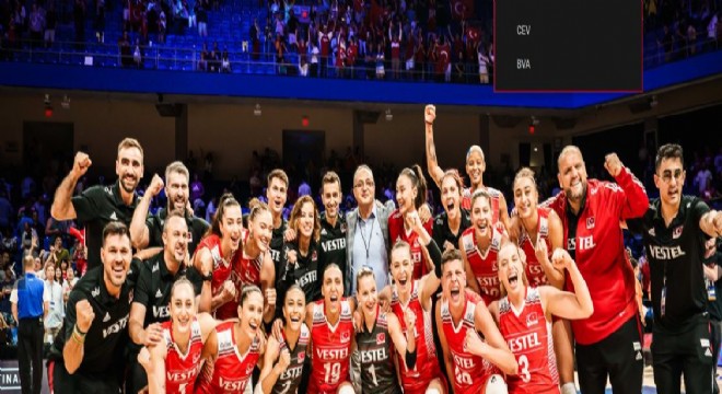 A Milli Kadın Voleybol Takımı tarih yazdı