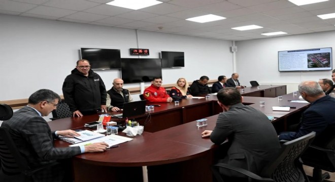 AFAD'dan Vali Çiftçi'ye brifing