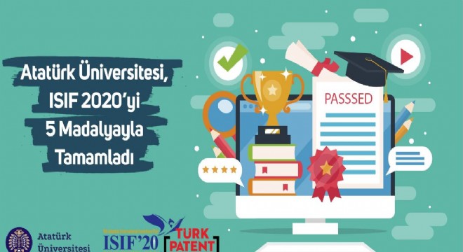 ATAUNİ ISIIF 2020'yi 5 madalyayla tamamladı