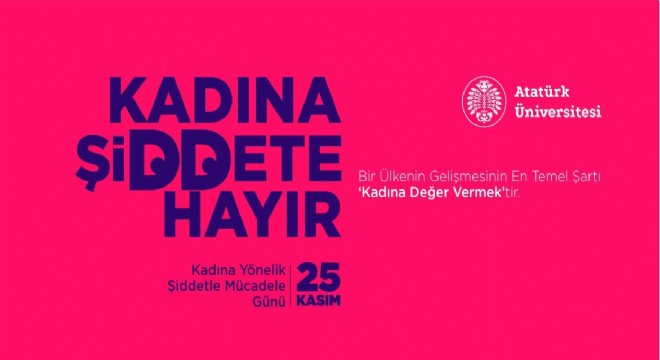 ATAUNİ'den kadına şiddete tepki