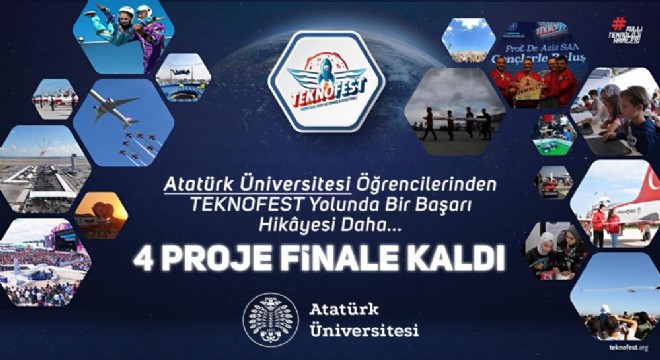 ATAUNİV'in 4 projesi finalde