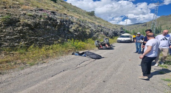 ATV'den düşen şahıs hayatını kaybetti