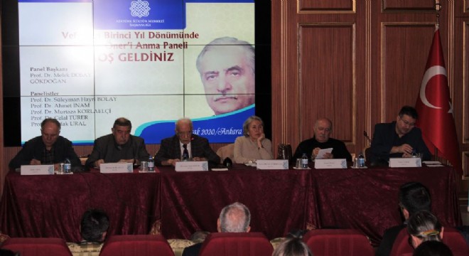 AYK Erzurumlu Bilim adamı Öner'i panelle andı