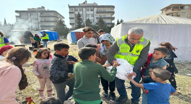 Adıyaman'a yönelik destek seferberliği sürüyor