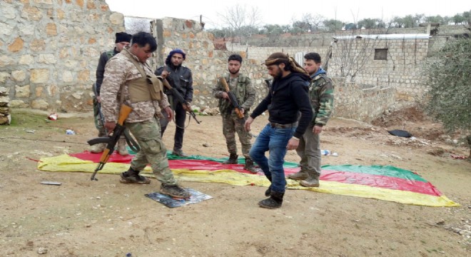 Afrin'de sözde karargahlar imha ediliyor