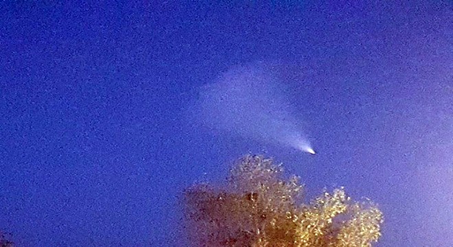 Ağrı'da da görüntülendi