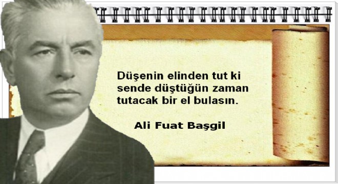 Ali Fuat Başgil'e vefa