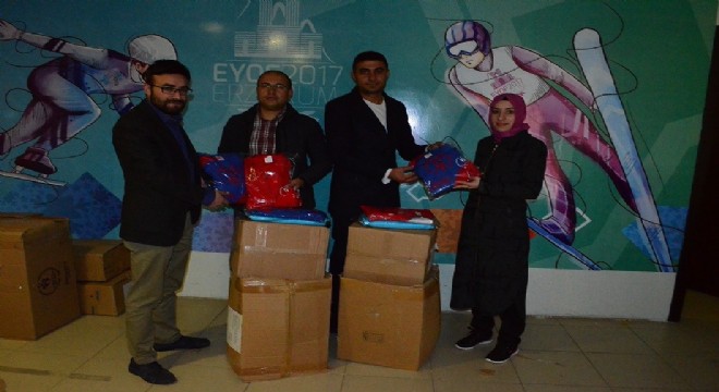 Amatör spor kulüplerine malzeme desteği