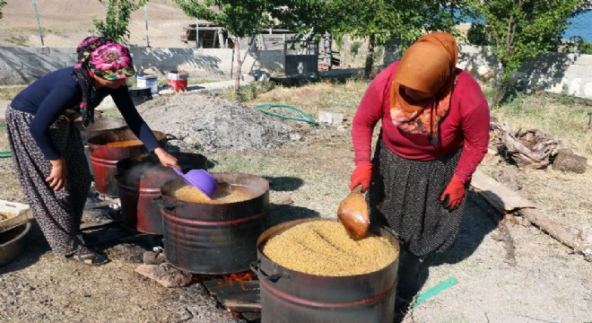 Anadolu'da bulgur kaynatma geleneği hala diri