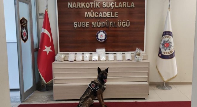 Araca gizlenen uyuşturucu Bozo'ya takıldı