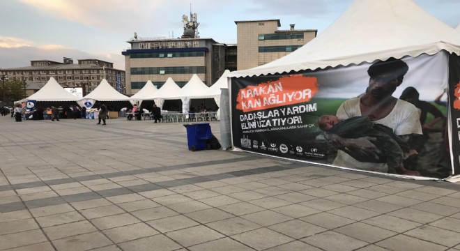 Arakanlı Müslümanlar için Erzurum'dan destek