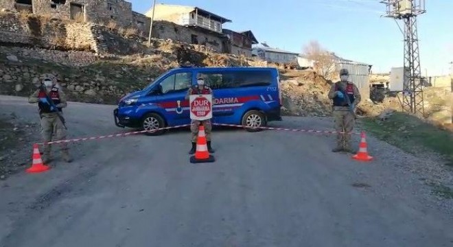 Ardahan'da bir köy karantinaya alındı